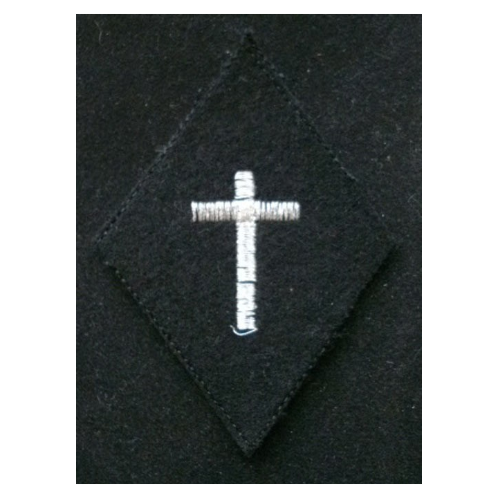 losange de bras aumônier catholique et protestant