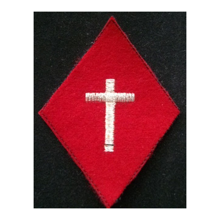 losange de bras aumônier catholique et protestant