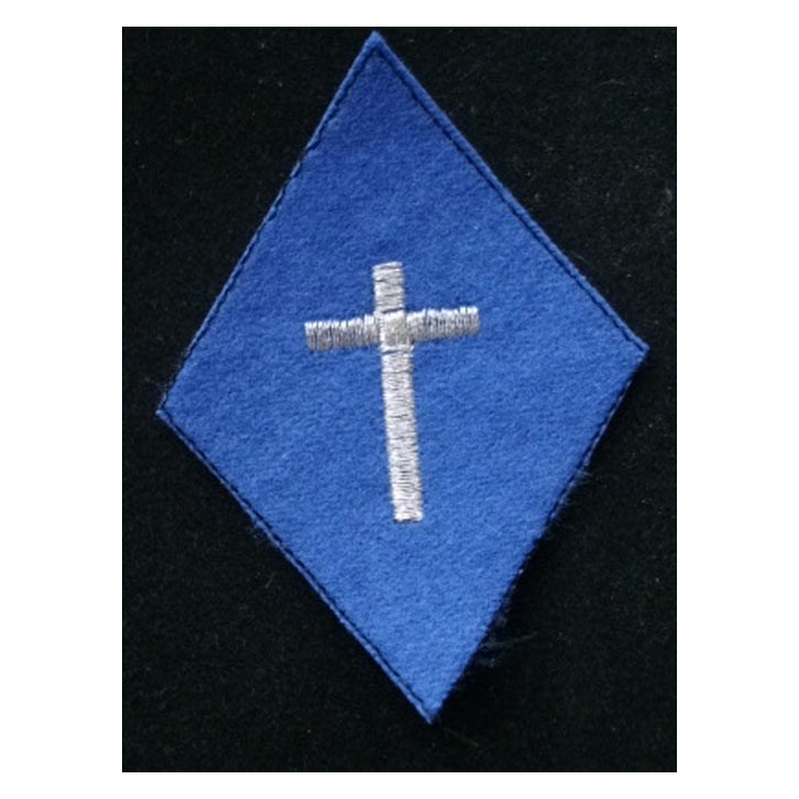 losange de bras aumônier catholique et protestant