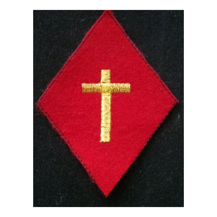 losange de bras aumônier catholique et protestant