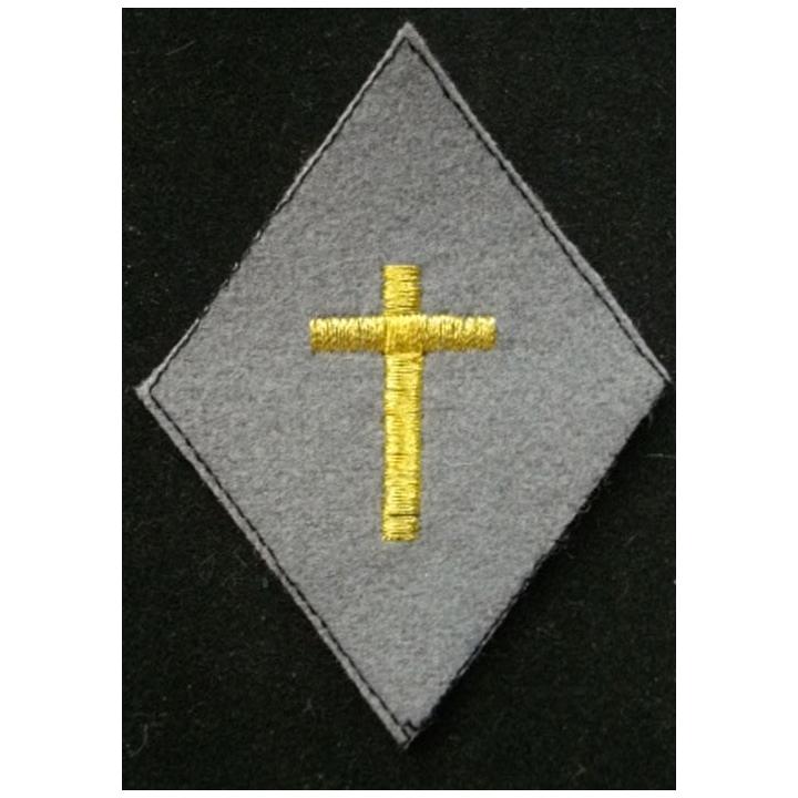 losange de bras aumônier catholique et protestant