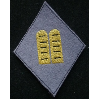 insigne de losange de bras d'aumônier israélite titulaire