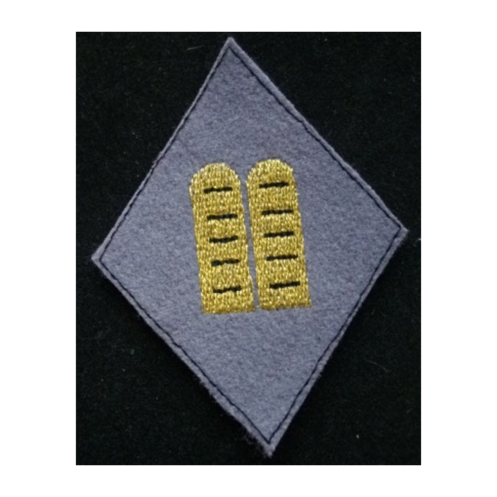 insigne de losange de bras d'aumônier israélite titulaire