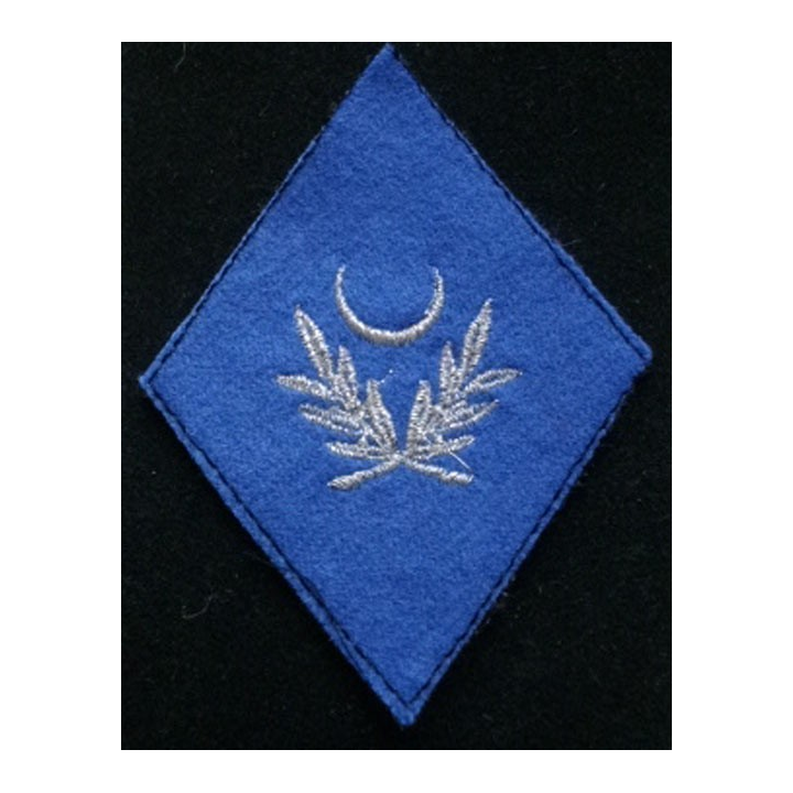 Insigne rare de losange de bras d'aumônier musulman