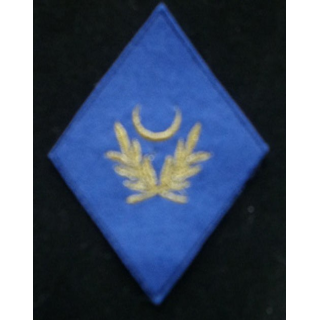 Insigne rare de losange de bras d'aumônier musulman