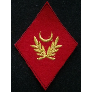 Insigne rare de losange de bras d'aumônier musulman