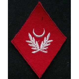 Insigne rare de losange de bras d'aumônier musulman