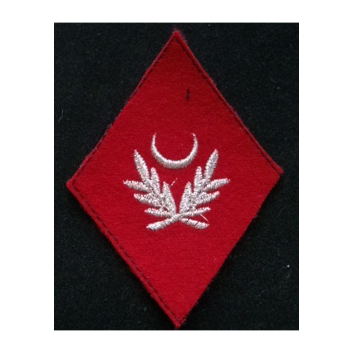 Insigne rare de losange de bras d'aumônier musulman