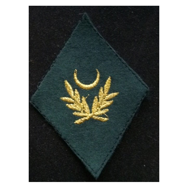 Insigne rare de losange de bras d'aumônier musulman