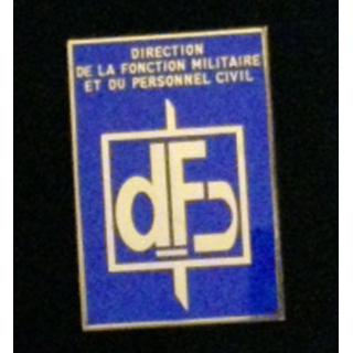 DFP : insigne de la direction de la fonction militaire et du personnel civil de fabrication Balme G. 4466