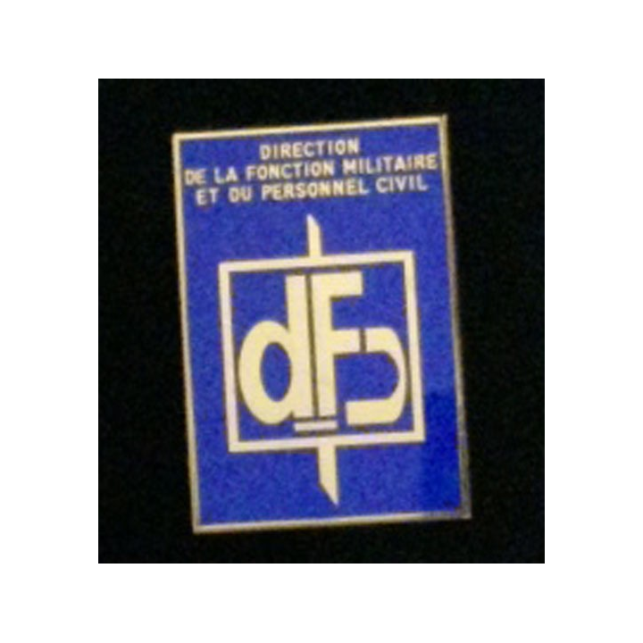 DFP : insigne de la direction de la fonction militaire et du personnel civil de fabrication Balme G. 4466