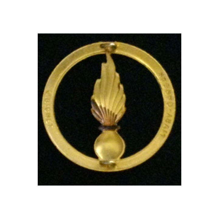 INSIGNE DE BÉRET DU CORPS DES EXPERTS : insigne de béret du Corps des experts de fabrication Bichet