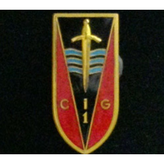 CIG 1 : insigne du centre d'instruction du génie n°1 G. 1326