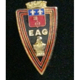 EAG : insigne de l'école d'application du génie de fabrication Drago H. 250 dos lisse