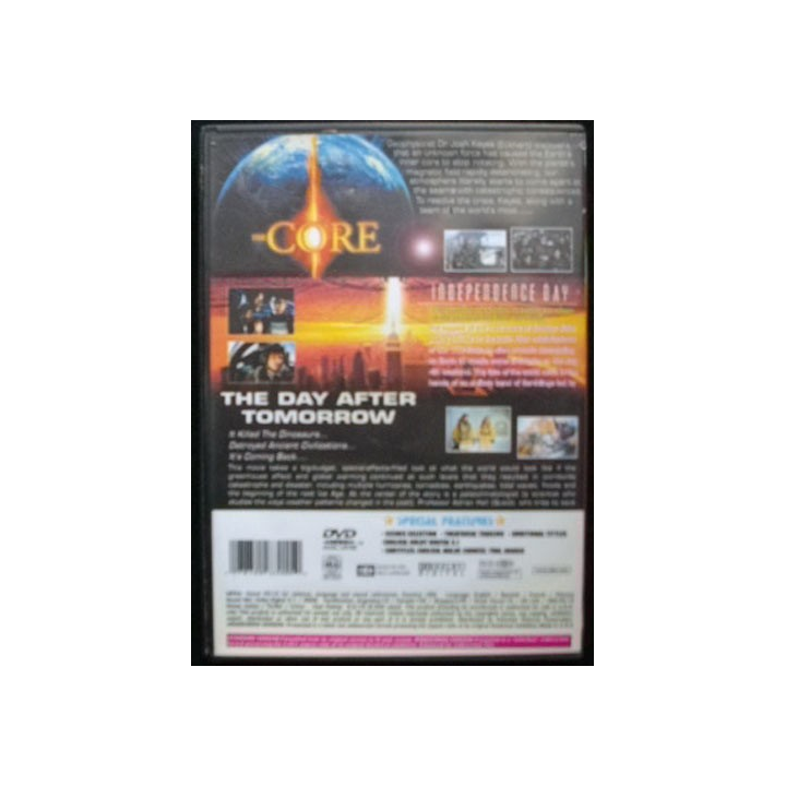 DVD the day after tomorrow the Core : film de science fiction post