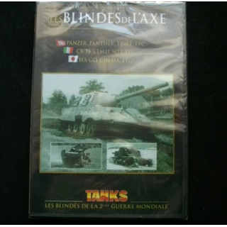 DVD LES BLINDES DE L'AXE : ce dvd présente les blindés de l'axe allemand italien et japonais pendant la 2° guerre mondiale