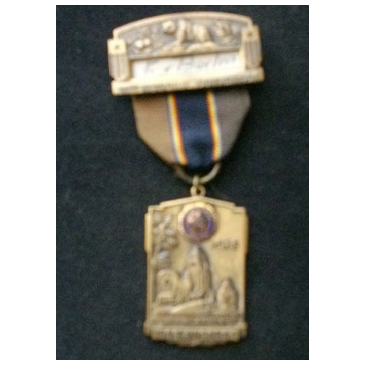 USA AMERICAN LEGION : médaille de l'American Legion 20° national convention Los Angeles 1938