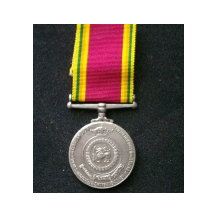 SRI-LANKA : médaille de l'inauguration des services armés de Ceylan en 1955