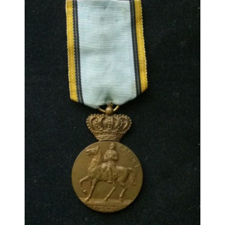 ROUMANIE : médaille du centenaire de Carol 1er 1839 - 1939 en bronze