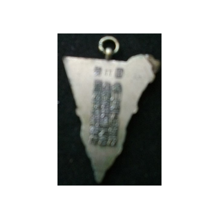 JAPON : médaille de la seconde guerre mondiale de dimension 4,7 cm par 3 cm en métal sans ruban numérotée 77