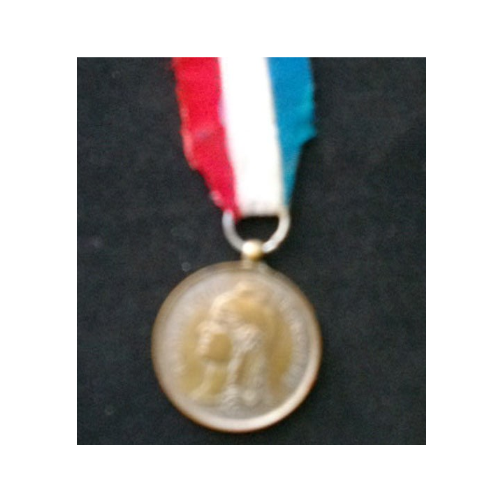 FRANCE : médaille du prix du 14 juillet 1900 du 18° arrondissement de Paris en bronze de diamètre 3 cm