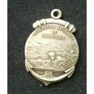 FRANCE : médaille de la fédération nationale de sauvetage sans ruban en bronze argenté ou en argent ?