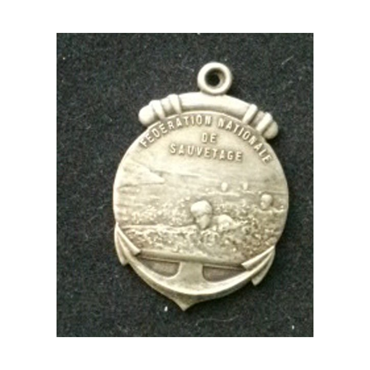 FRANCE : médaille de la fédération nationale de sauvetage sans ruban en bronze argenté ou en argent ?