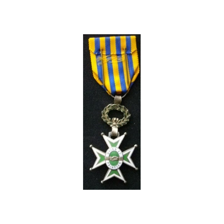 FRANCE : médaille de la société civile Union et Maintien en émail grand feu en bronze argenté ou en argent ?