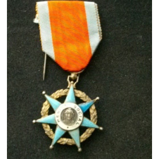 FRANCE : médaille de chevalier de l'Ordre du Mérite Social ayant une branche restaurée