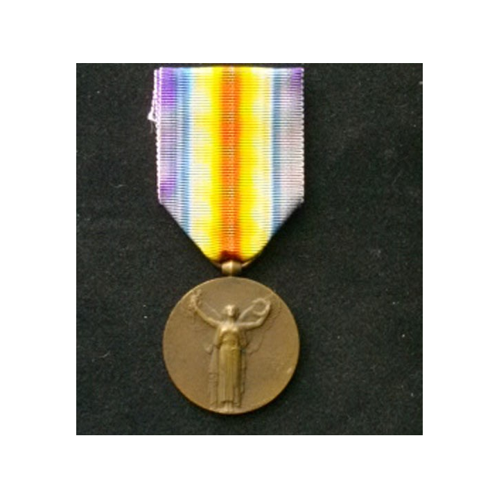 FRANCE : médaille interalliée de la Grande Guerre 1914-1918 de type Morlon en bronze