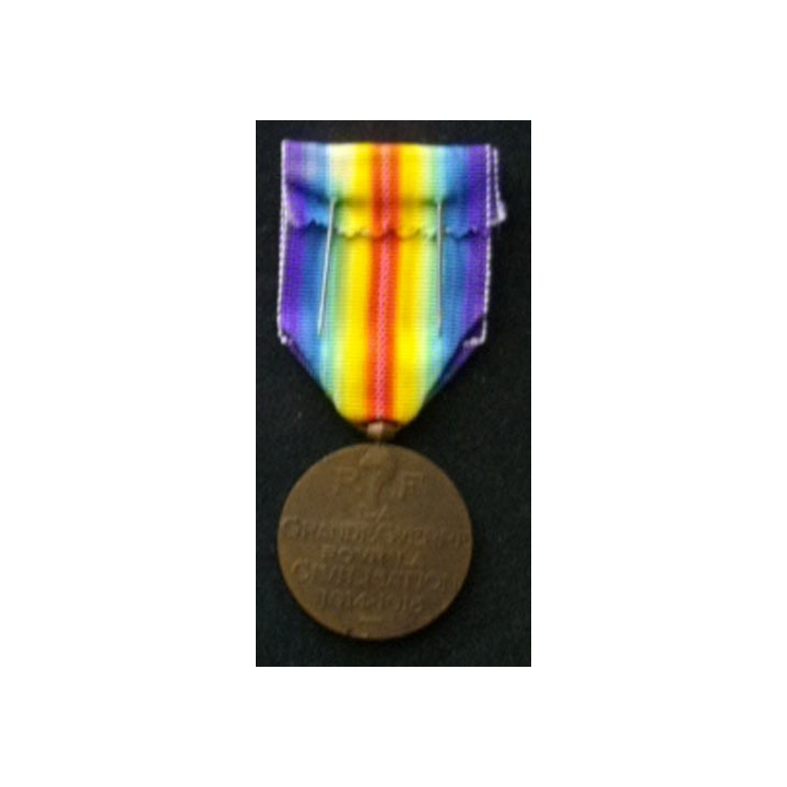 FRANCE : médaille interalliée de la Grande Guerre 1914-1918 de type Morlon en bronze