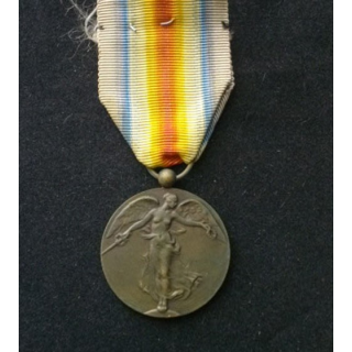 BELGIQUE : médaille interalliée 1914-1918 en bronze