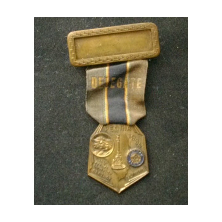 USA AMERICAN LEGION : médaille de l'American Legion 16° annual convention septembre 1934 à Peoria département de l'Illinois