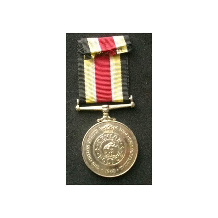 ROYAUME UNI et CEYLON : médaille de l'indépendance et de la police de Ceylon non attribuée