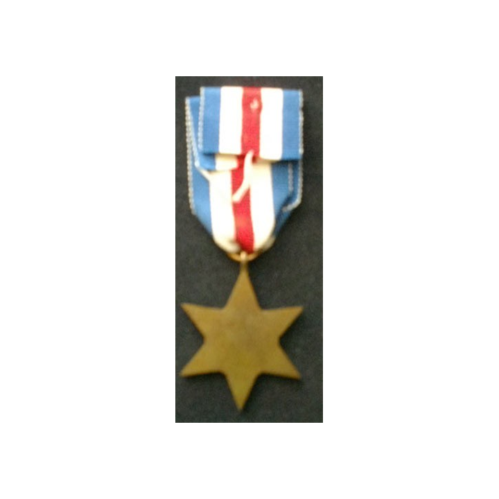 ROYAUME UNI : médaille commémorative anglaise de la France et Germany star qui n'est pas attribuée
