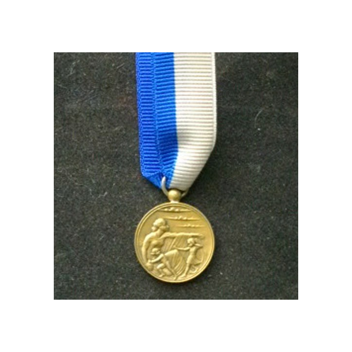 HOLLANDE PAYS-BAS : médaille miniature Lucht Bescherming 1940-1945 