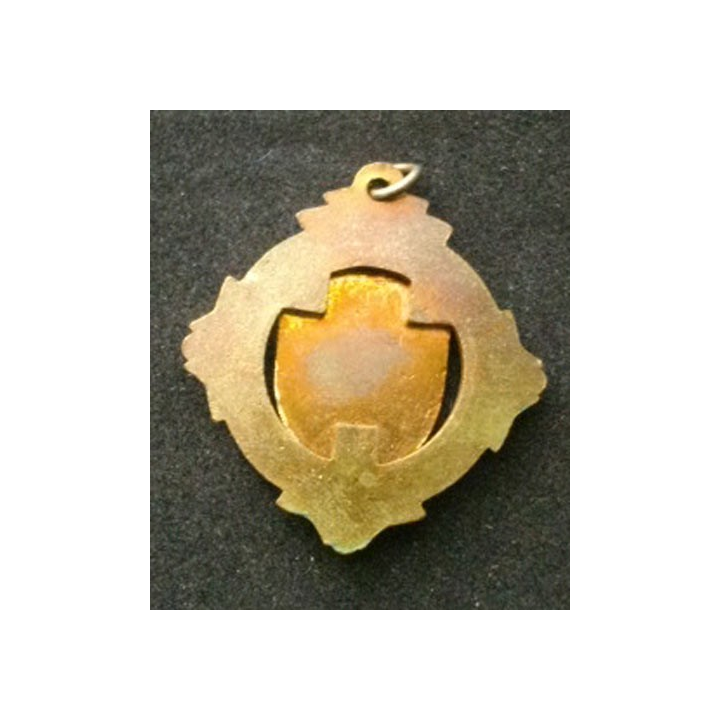 FRANC-MAÇONNERIE : médaille anglaise de la Royal masonic institute for Girls 1958 en émail sans ruban