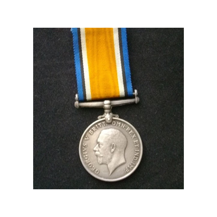 ROYAUME UNI : médaille commémorative anglaise 1914 - 1918 en argent attribuée à PTE S G. PARISH 21ST F. AMB.S.A.M.C