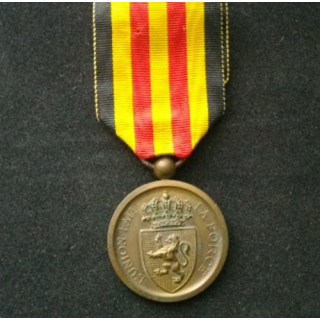 BELGIQUE : médaille commémorative de la guerre 1870-1871 en bronze de diamètre 3,1 cm