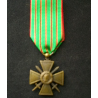 FRANCE : Croix de guerre 1914-1916 en bronze