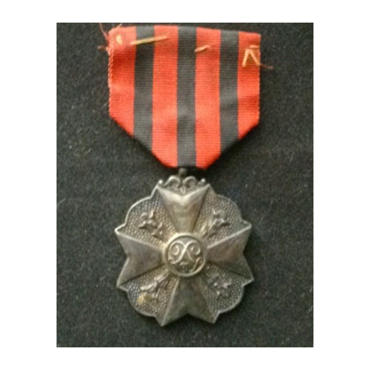 BELGIQUE : médaille de bronze du mérite civique belge (3° Classe)