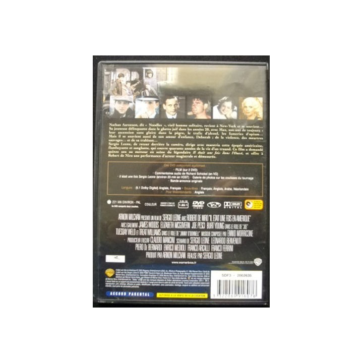 DVD il était une fois en Amérique : un film sur 2 DVD de Sergio Leone