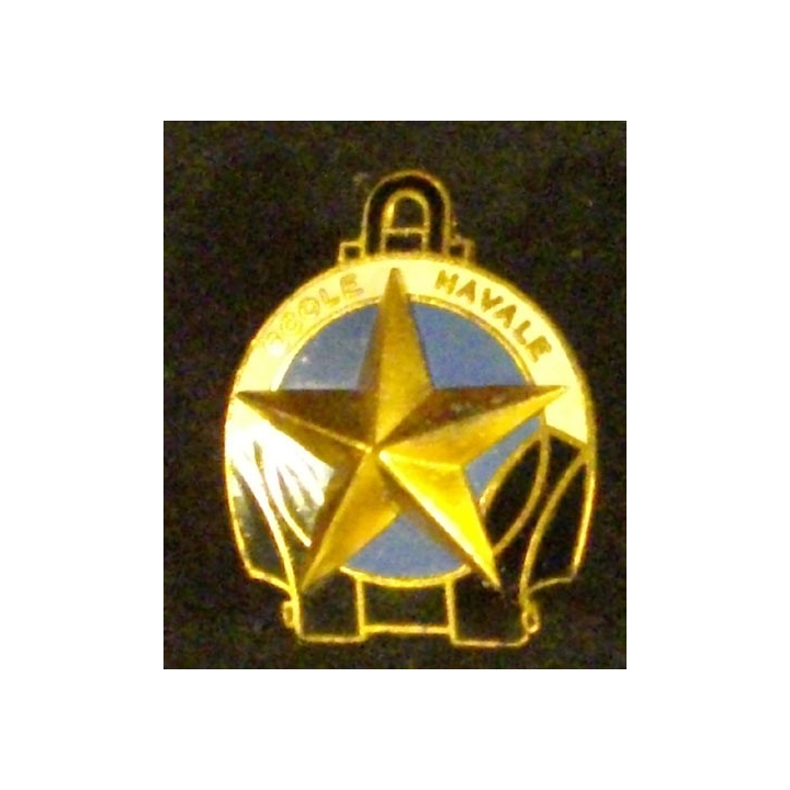 Insigne de l'Ecole navale en émail fabrication Augis