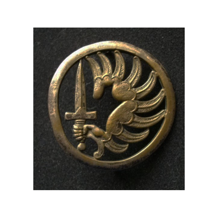 BERET PARA : insigne de béret des régiments des troupes aéroportées et de chasseurs parachutistes de fabrication Coinderoux