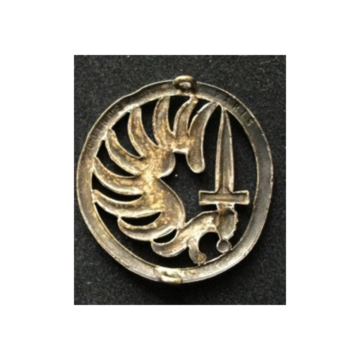 BERET PARA : insigne de béret des régiments des troupes aéroportées et de chasseurs parachutistes de fabrication Coinderoux