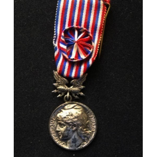 FRANCE : médaille d'argent des postes et télécommunications en argent non attribuée