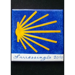 Carrelage du chemin de Compostelle signé Larressingle 2010
