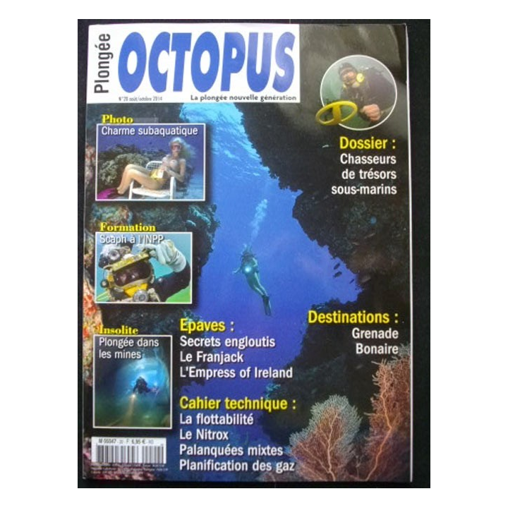 OCTOPUS N°20 Août / Octobre 2014 sur la plongée nouvelle génération
