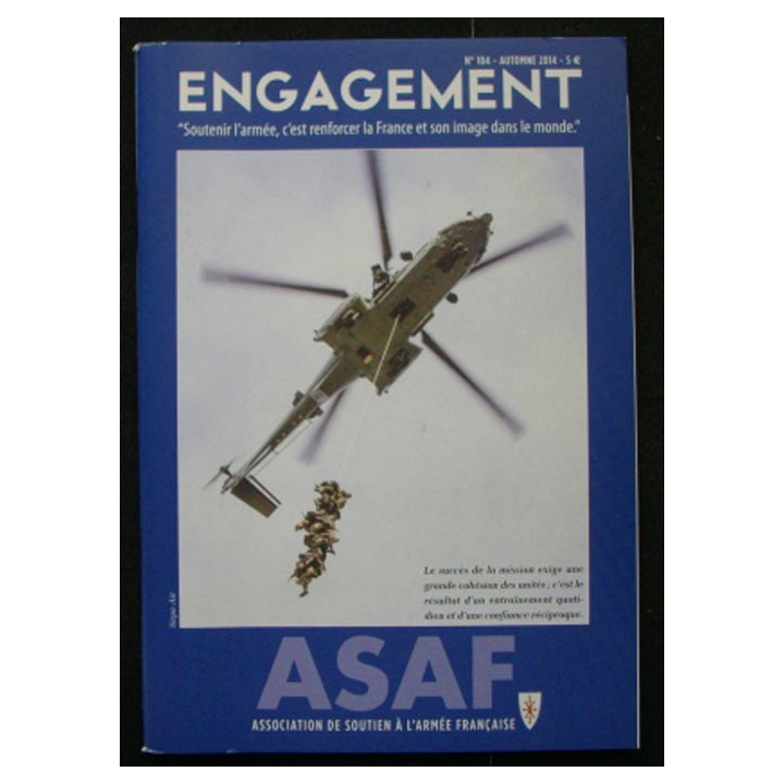 ASAF N°104 : bulletin de l'association de soutien à l'armée française
