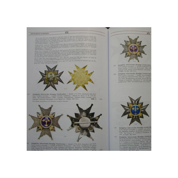 0. CATALOGUE KÜNKER : superbe catalogue  cartonné sur les ordres et médailles du monde entier indispensable pour collectionneurs